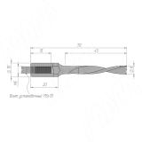Сверло глухое D=6мм, L=70мм, LH, серия Professional 5020270, фото 1