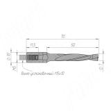 Сверло глухое D=7мм, L=70мм, LH, серия Professional 5020370, фото 1