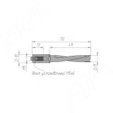 Сверло глухое D=8мм, L=70мм, LH, серия Professional 5020470, фото 1