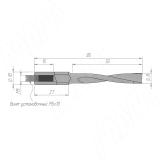 Сверло глухое D=8мм, L=85мм, RH, серия Standard 8010185, фото 1
