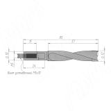 Сверло глухое D=12мм, L=85мм, RH, серия Standard 8010485, фото 1