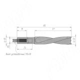 Сверло глухое D=12мм, L=85мм, LH, серия Standard 8020485, фото 1