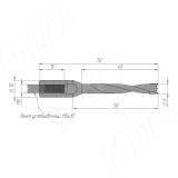 Сверло глухое D=6мм, L=70мм, RH, серия Standard 9010870, фото 1