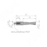 Сверло глухое D=8мм, L=57мм, RH, серия Standard 9011457, фото 1