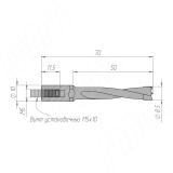 Сверло глухое D=8,5мм, L=70мм, RH серия Standard 9011570, фото 1