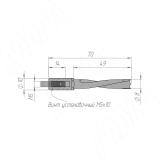 Сверло глухое D=8мм, L=70мм, LH, серия Standard 9021470, фото 1