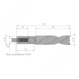 Сверло глухое D=12мм, L=70мм, LH, серия Standard 9022470, фото 1