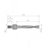 Сверло глухое CYFLEX D=8 мм, L=75 мм, LH, серия Standard C875LH, фото 1