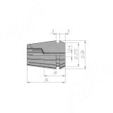Цанга ER25 4 мм COL-ER25-D4, фото 1