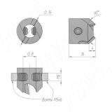 Зенкер, 8х16, правое CTSK816RH, фото 1