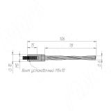 Сверло глухое D=6 мм, L=105 мм, B=65 мм, вращение правое L110.060.R, фото 1