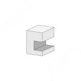 Фреза для выборки четверти D=34,92 H=12,7 S=8 Z=2 подшипник 12,7 C121-34-12S8, фото 2