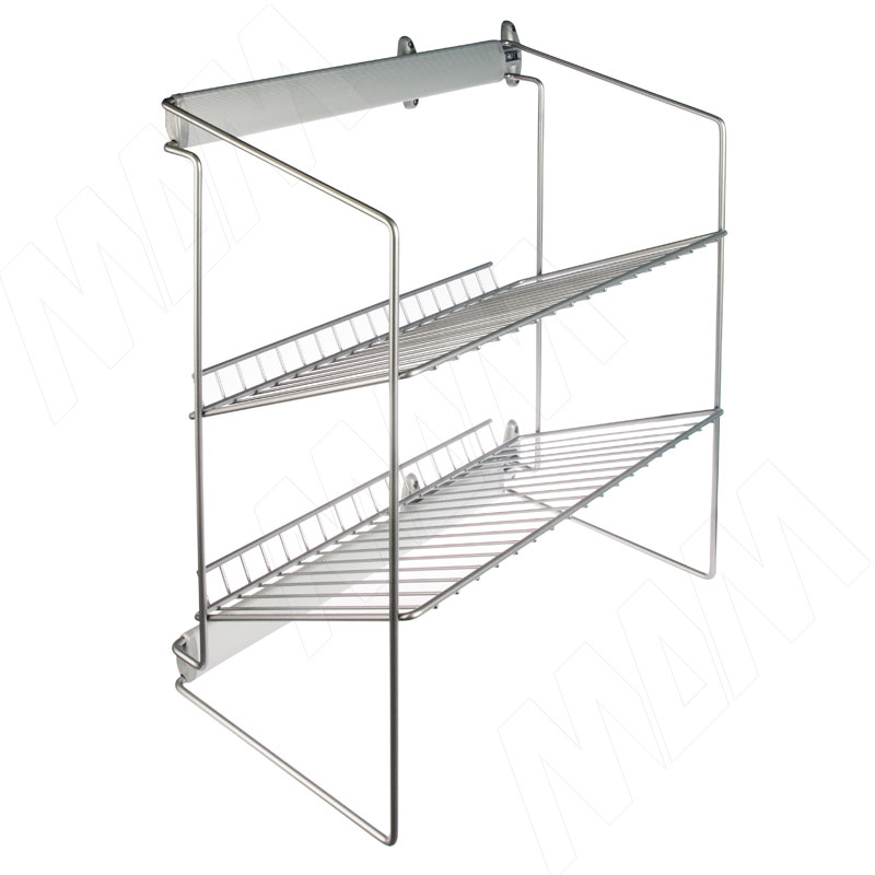 DREAM Полка для обуви, 2-х уровн. выдв., крепл./бок. фото товара 1 - ASL2ALGS