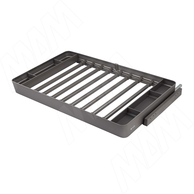 ESENTA Вешало для брюк, 800 мм, графит, плавн. закр. фото товара 1 - ES80TRGP