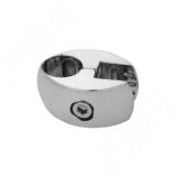 Держатель (панели и стекла) хром с уплотнителем JOK.051.CH 01