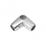 Соединитель угловой 3-х труб, хром