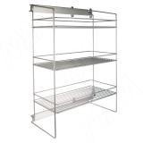 DREAM Корзина для белья, 3-х уровн. выдв., крепл./бок. ACL3ALGS