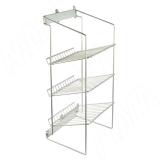 DREAM Полка для обуви, 3-х уровн. выдв., крепл./бок., для шкафа глубиной 360мм ASL3P36GS