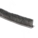 INTEGRO Щеточный уплотнитель, серый, 12 мм BR12GR