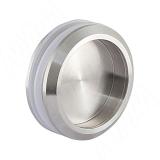 Round ручка-раковина для стеклянных дверей 10-12 мм, нержавеющая сталь, D68 DHK-68H-60-SS