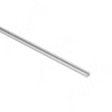 FORTE Направляющая нижняя врезная, серебро, L-3000