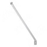 Скоба опорная для сетчатой полки, металлик серебристый ФПС 071-40.26СБ