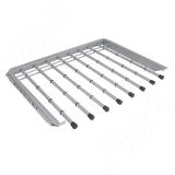 HOME SPACE вешало для брюк, выдвижное, металлик HS3016MT