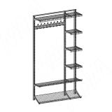 Home Space, прихожая ширина 1260мм, глубина 335 мм, 2 проема по 900 и 300 мм HSK1260x335MT1