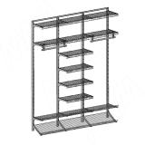 Home Space, гардероб ширина 1860мм, глубина 335 мм, 3 проема по 600 мм HSK1860x335MT3