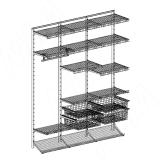 Home Space, гардероб ширина 1860мм, глубина 495 мм, 3 проема по 600 мм HSK1860x495MT3