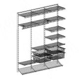 Home Space, гардероб ширина 1860мм, глубина 495 мм, 3 проема по 600 мм HSK1860x495MT5