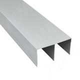 INTEGRO NANO Направляющая верхняя серебро, L-6000 IN01201A