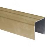 INTEGRO Направляющая одинарная верхняя золото, L-6000 IN03061A