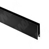 INTEGRO Горизонтальный профиль нижний черный (анод), L-6000