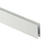 INTEGRO Горизонтальный профиль нижний белый матовый (краска), L-6000