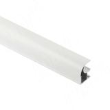 INTEGRO Профиль-ручка асим. белый матовый (краска), L-5400