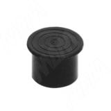 Заглушка-ножка (пластиковая, D=25мм) черный JOK.019.BL 01