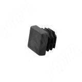 Заглушка/подпятник для квадратной трубы 18х18 мм, черный LFCPBL