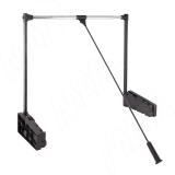 Пантограф 75-115 см, нагр.10 кг, черный