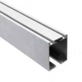 PS65 Направляющая одинарная верхняя, серебро, L-2000