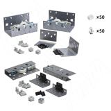 PS10 Комплект роликов на 2 двери толщиной до 53 мм PS10KIT2D53