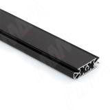 SLIM Несущий профиль под светодиодную ленту, черный (анод), L-3000 мм