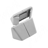 SLIM фиксатор универсальный для стеклянных и деревянных полок, компл. на 1 полку, серебро