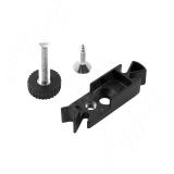 SLIM регулируемая опора, черный