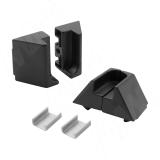 SLIM держатель для штанги, компл. из двух держателей, черный SL3529BL