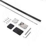 Корректор фасада, врезной, регулировка в чашке корректора, L 1910-2330 мм, черный