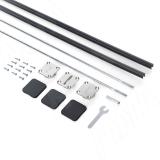 Корректор фасада, врезной, регулировка посередине, L 1868-2248 мм, черный