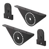 UNICO полкодержатель наклонный, черный