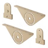 UNICO полкодержатель наклонный, золото