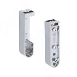 Штангодержатели для овальной штанги, хром, крепление к боковине и к полке (прав.+лев.)